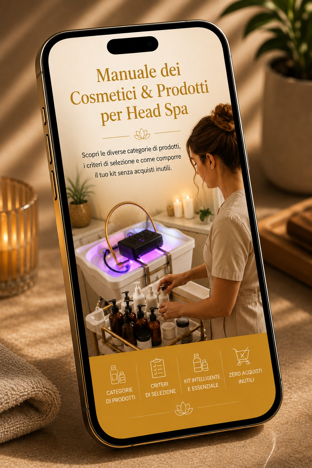 Manuale di Cosmetici & Prodotti per Head Spa