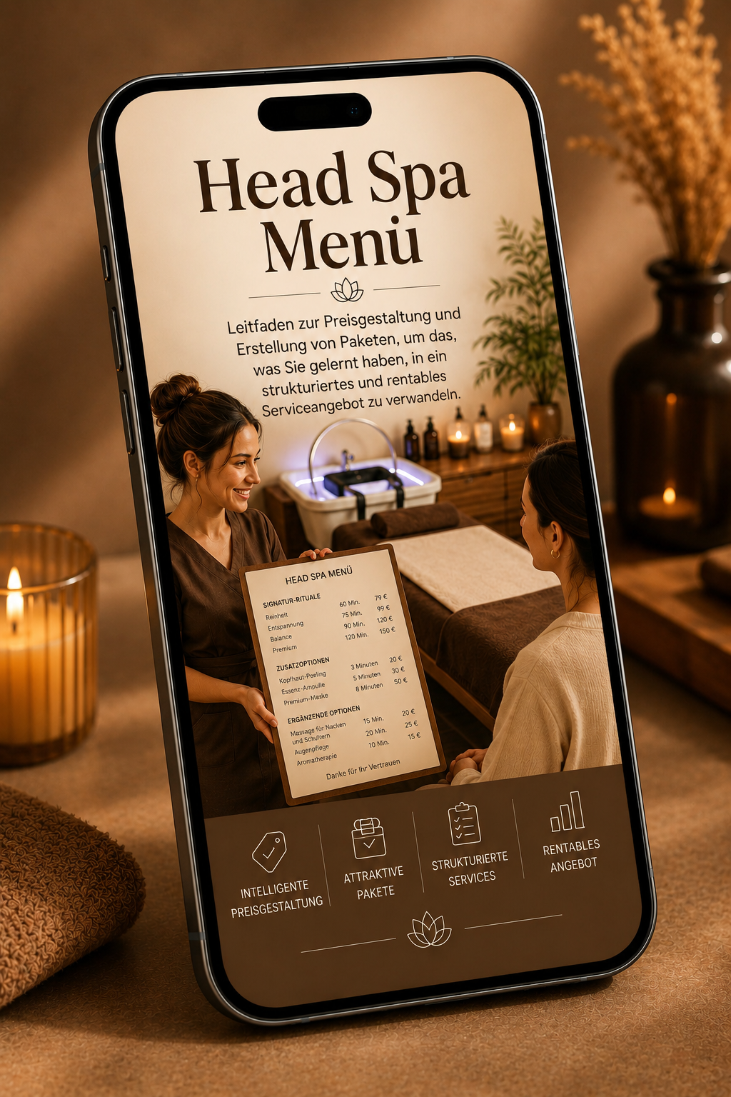 Head Spa Menu
