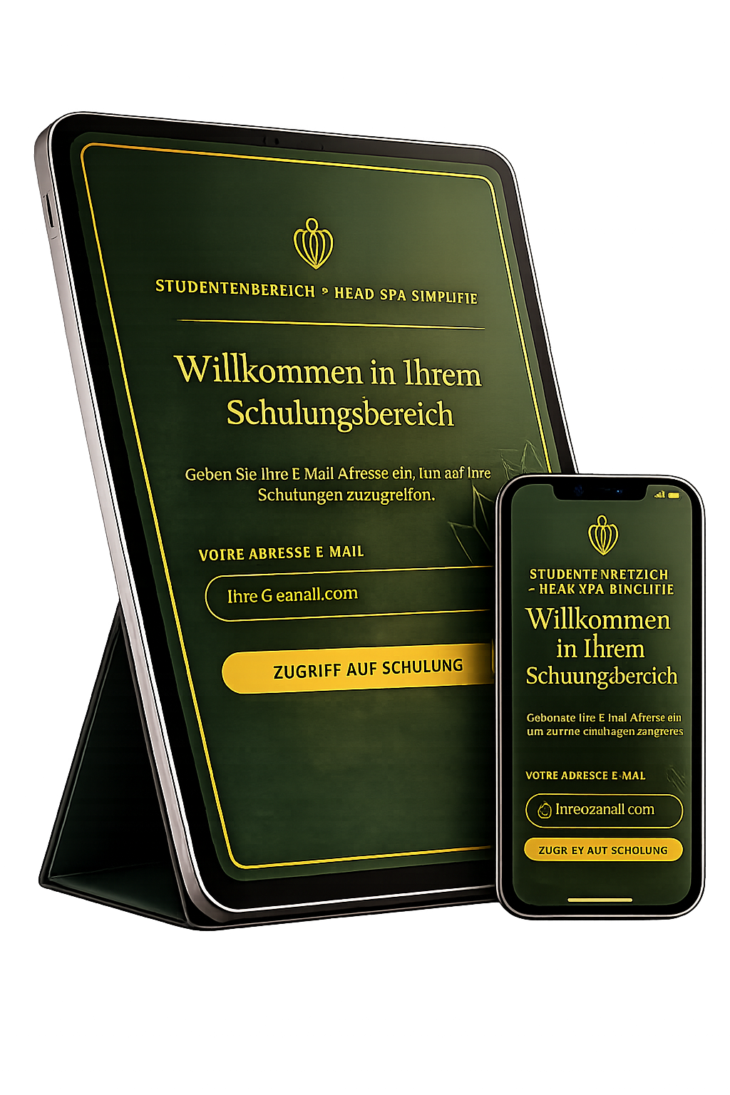 Mitgliederbereich Head Spa Vereinfacht