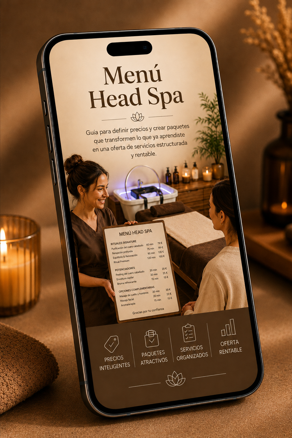 Head Spa Menú